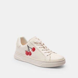 Coach High Line Sneaker With Cherry Print